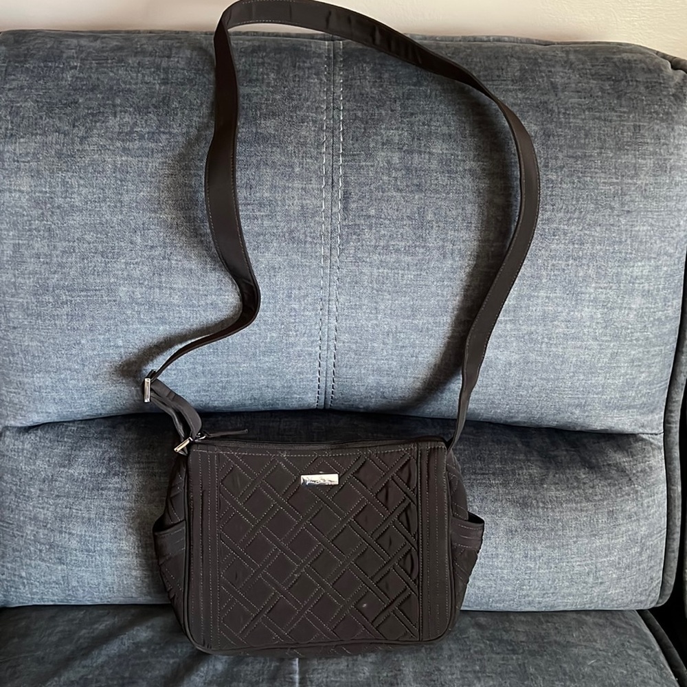 Brown Vera Bradley Quilted Purse